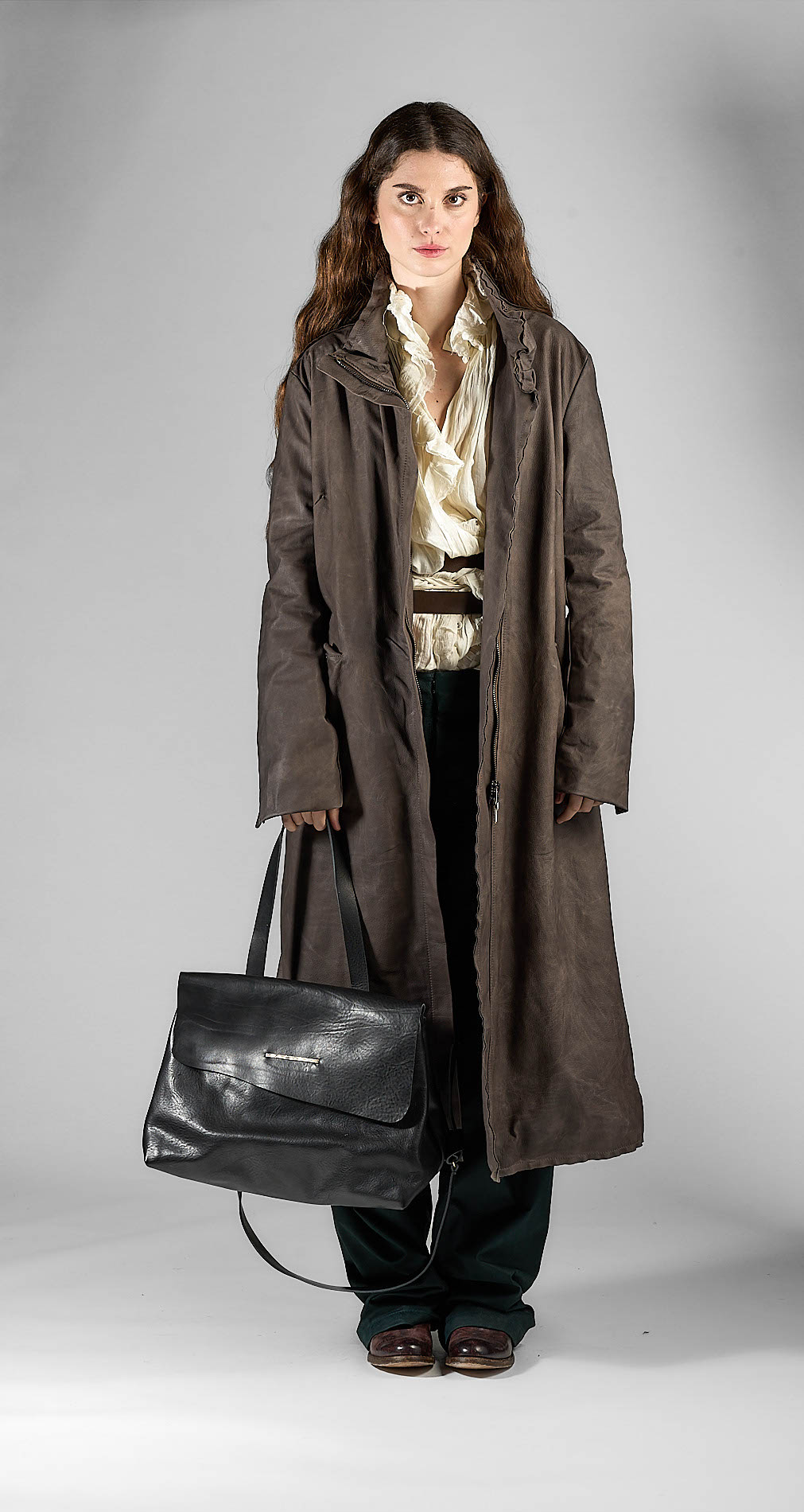 daniele basta leather and silver bags - WEARING